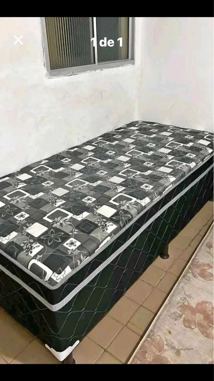 Cama box solteirão da fábrica 