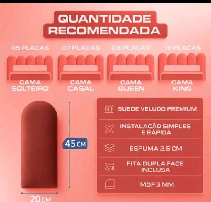 Cabeceira modulada nuvem em oferta 7 a unidade  - Foto 6