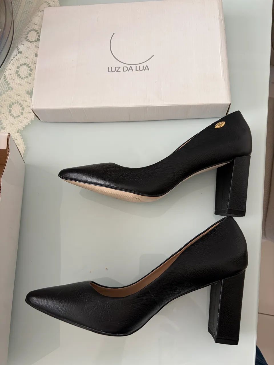 SAPATOS SCARPIN LUZ DA LUA - Foto 3