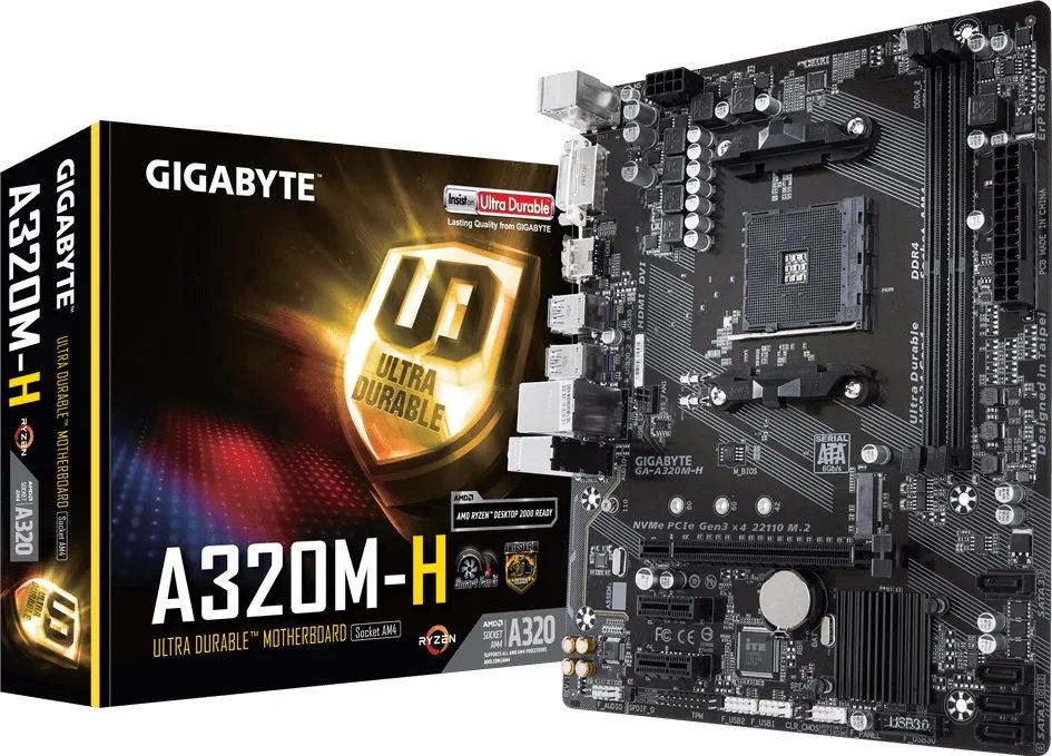 Kit upgrade Ryzen 5 5500 e placa mãe gigabyte a320 - Foto 2