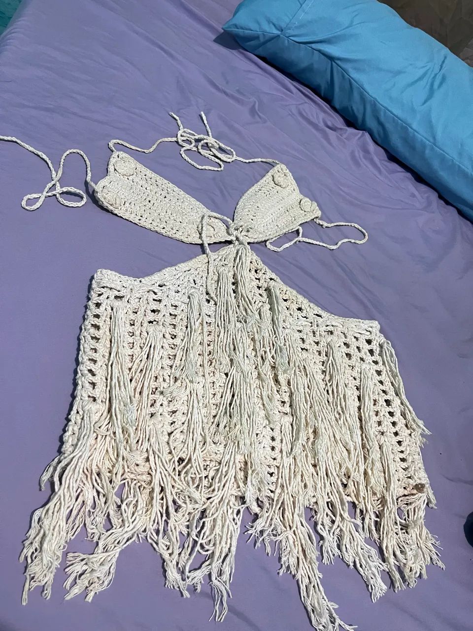 Vendo saída de crochê  - Foto 3