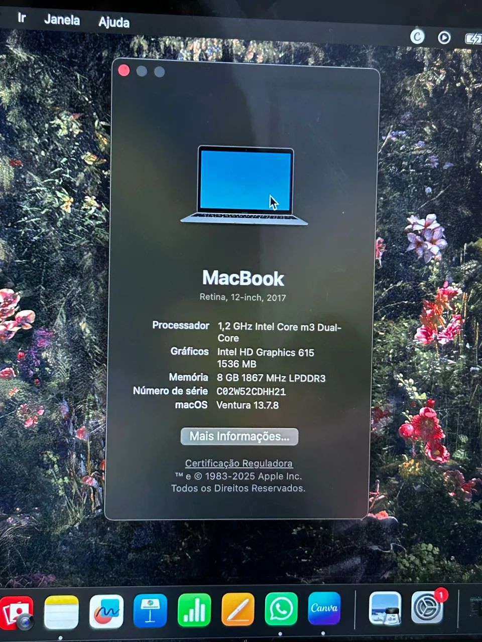 Macbook Retina 2017 usado  - Foto 2