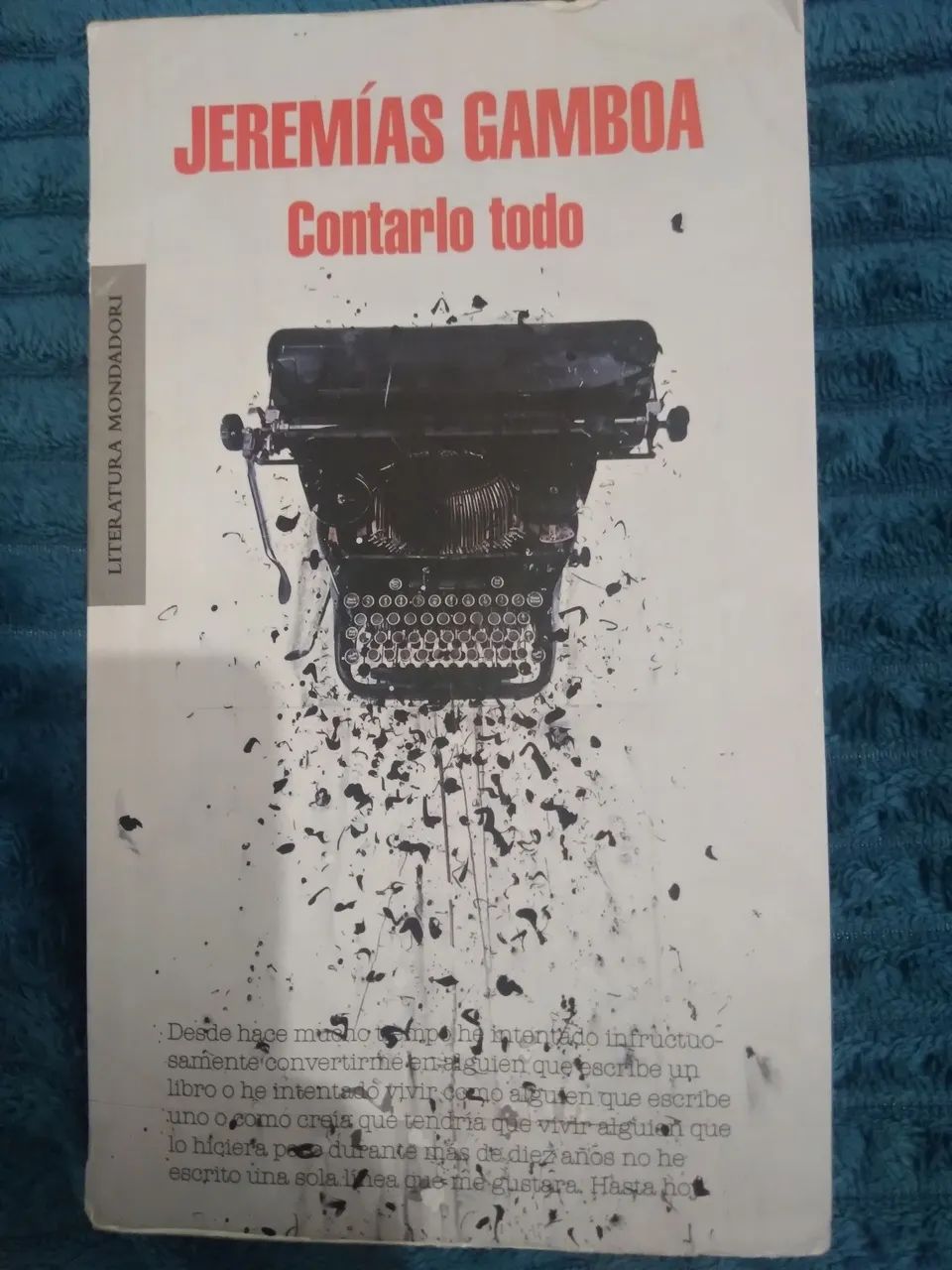 Contarlo todo, em espanhol, Romance