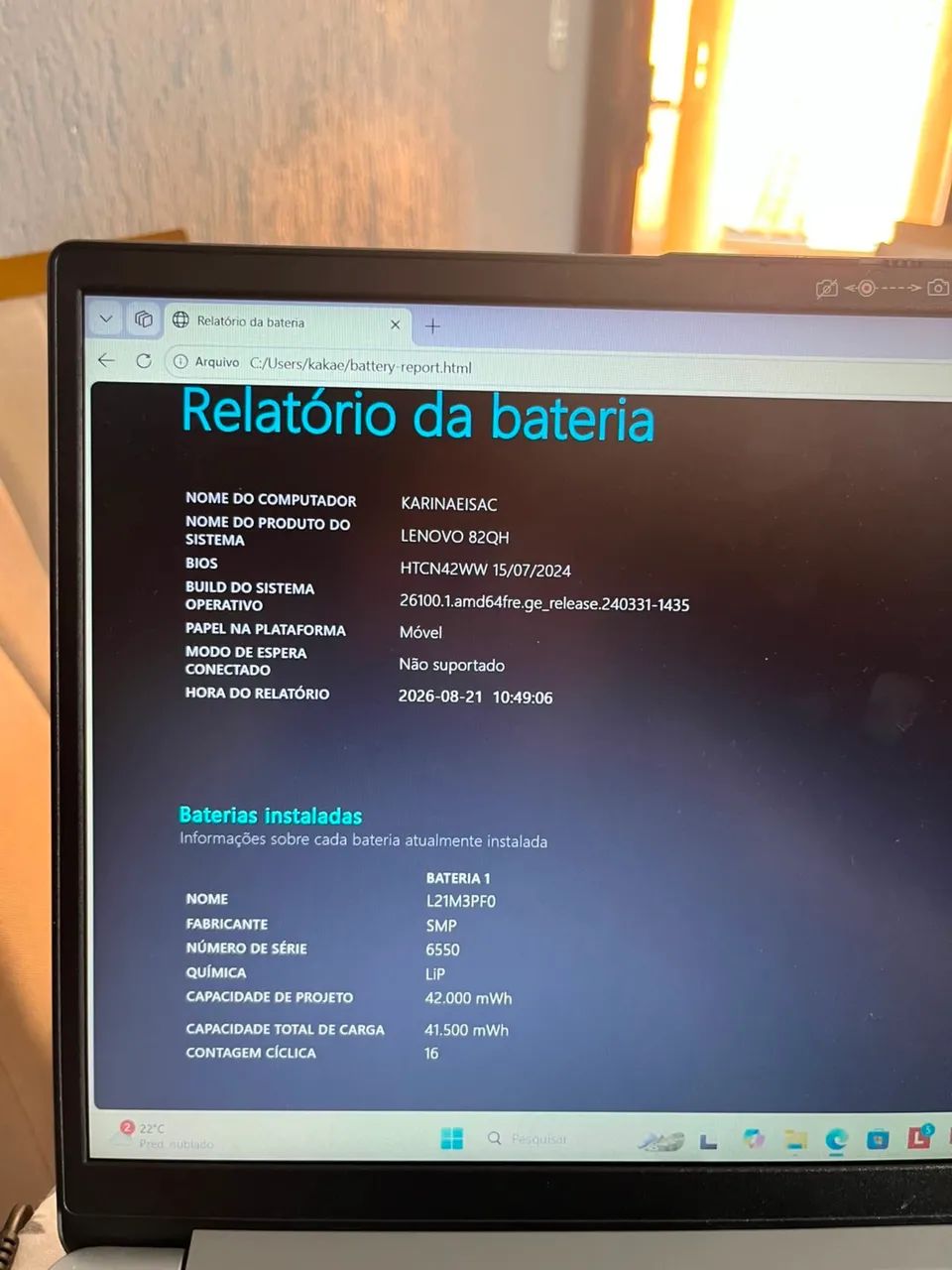 Título  Notebook Lenovo - Foto 5