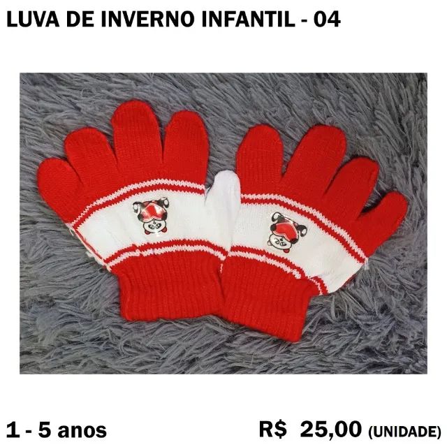 Luva de Frio Infantil - Foto 4