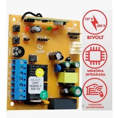 Placa Central Garen Fit Connect Motor de Portão - Foto 3