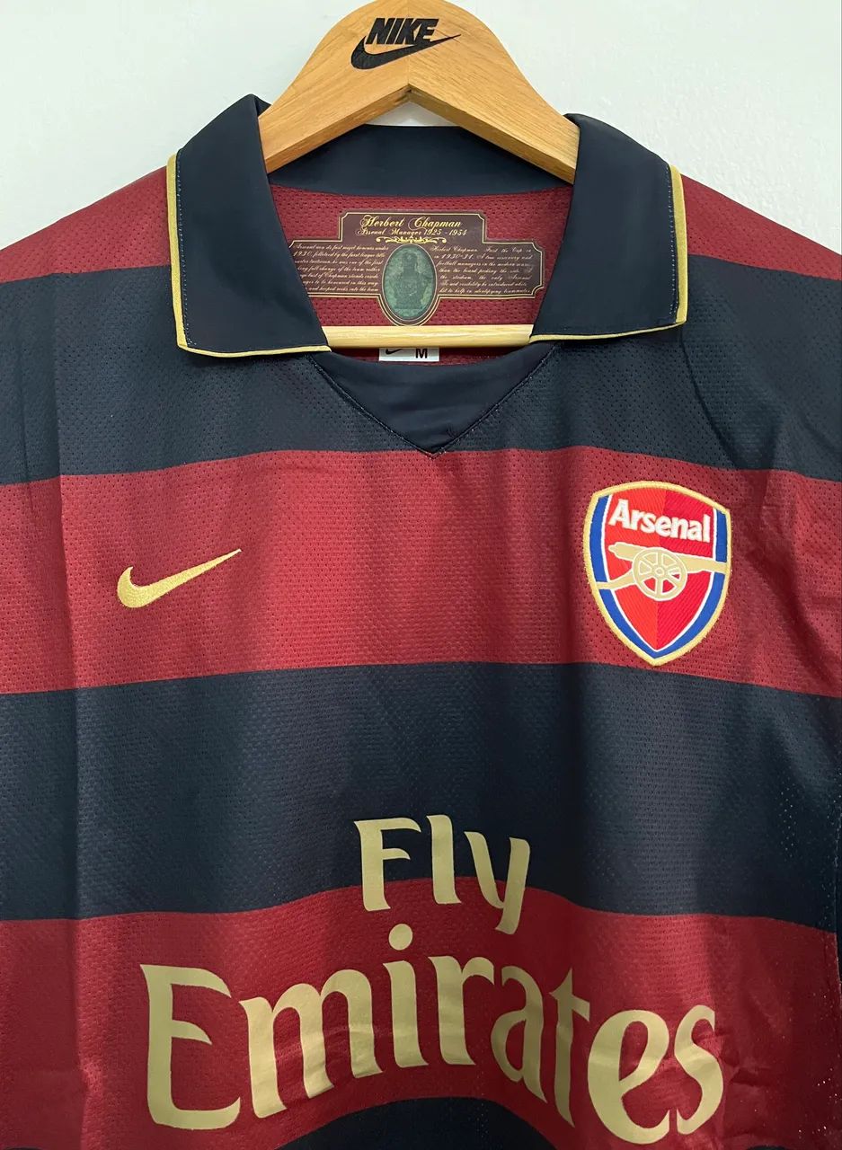 Camisa do Arsenal 2007/08 - Modelo Retrô (Pronta Entrega) - Foto 3