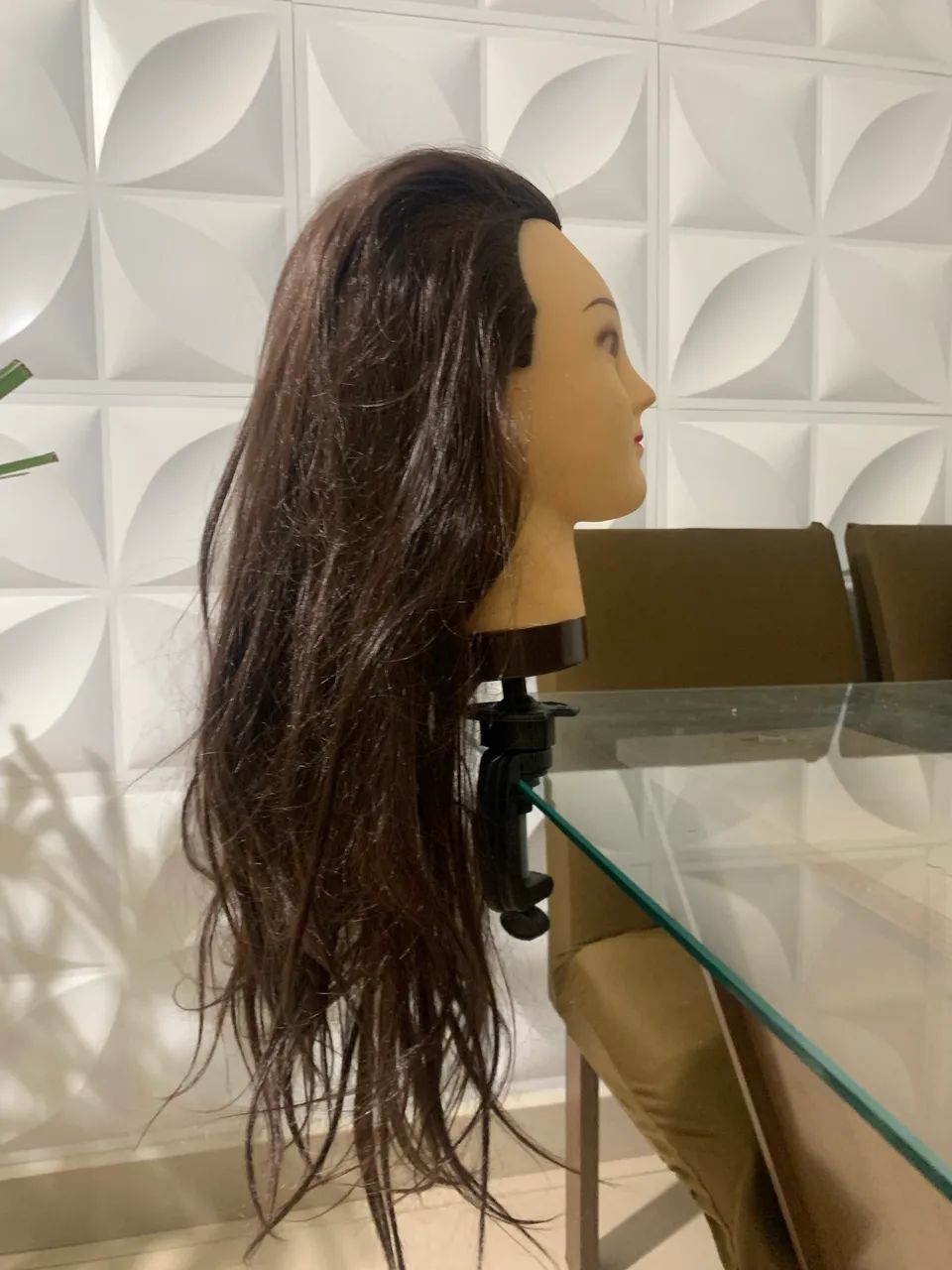 MANEQUIM DE CABELO - Para cortes e penteados 