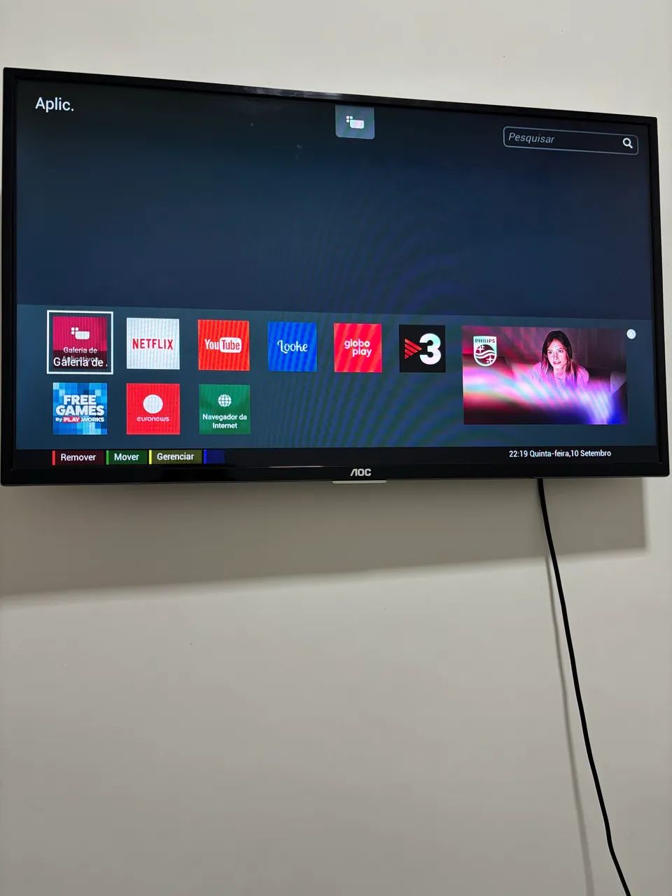 Televisão - Smart TV AOC 32 - Foto 5