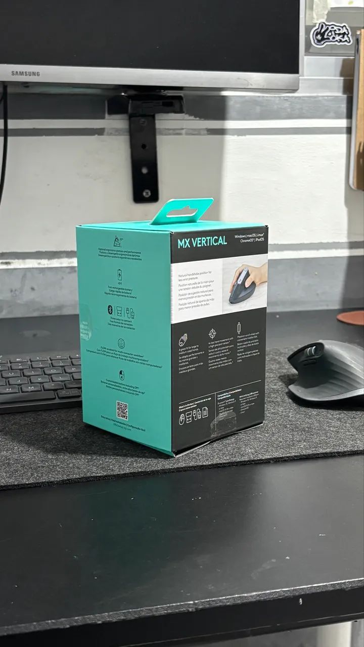 Mouse Logitech MX Vertical - Novo - Foto 2