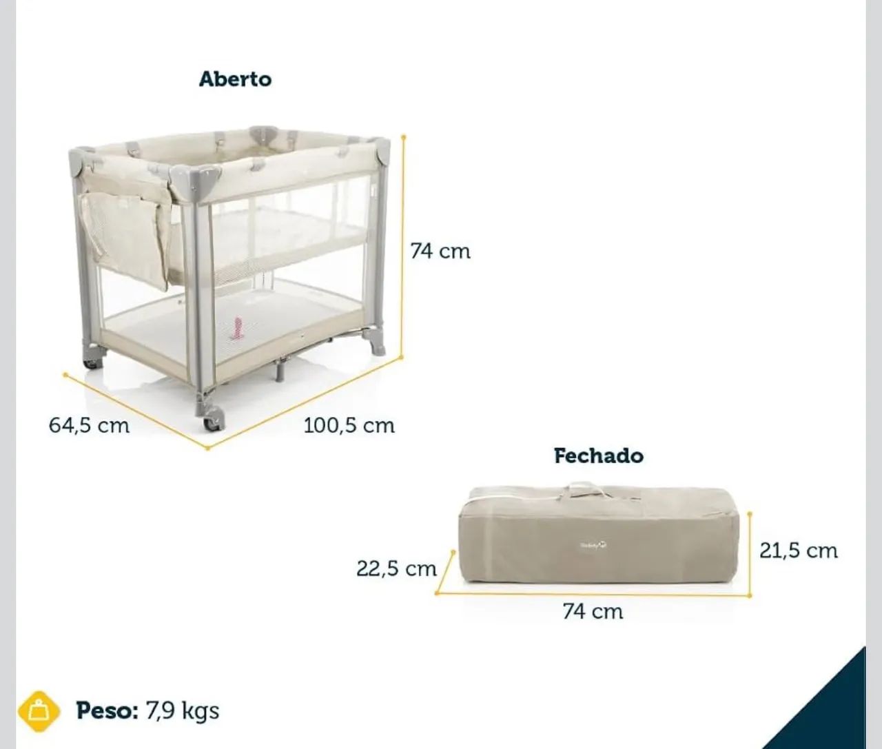 Berço portátil  - Foto 2