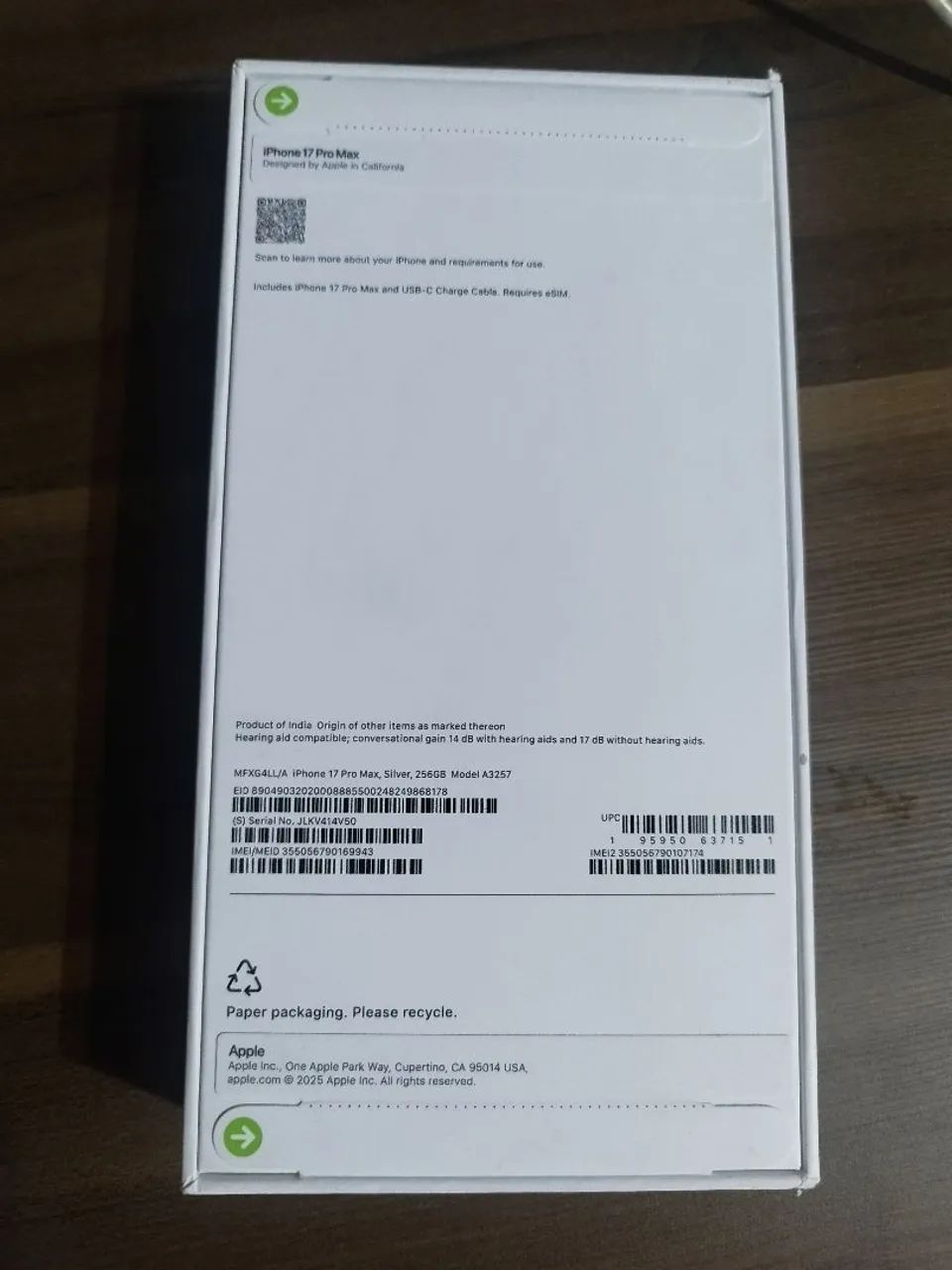  iPhone 17 pro max NOVO, caixa lacrada. - Foto 2