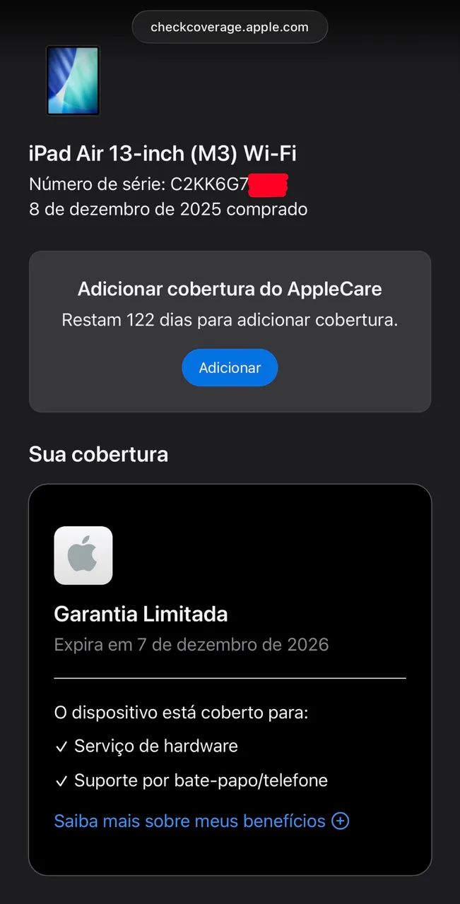 Ipad air 13 polegadas m3 128gb garantia Apple até 07/12/2027 LOJA FÍSICA ( 128 gb ) - Foto 2