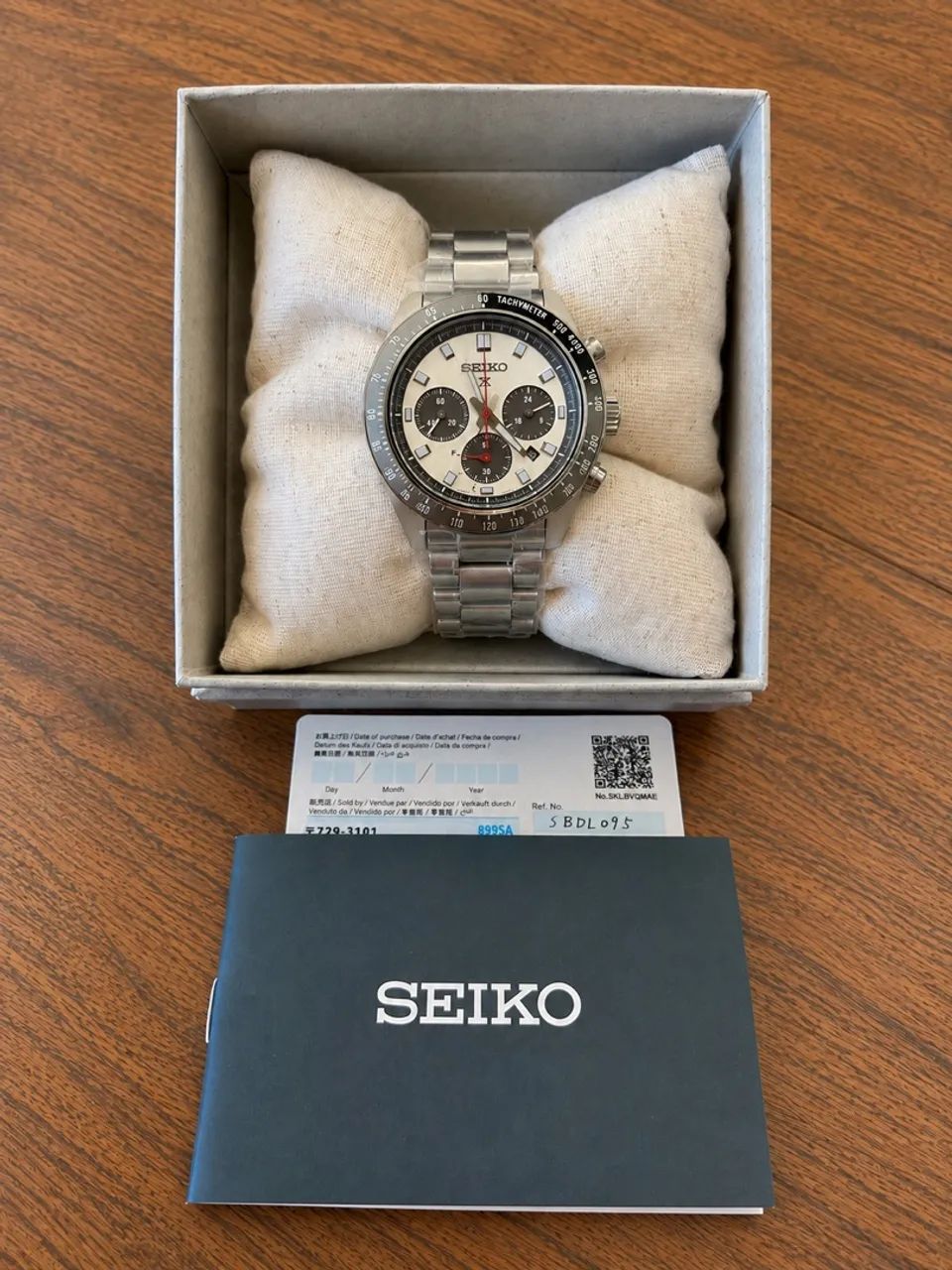 Relógio Seiko ?Panda? Prospex Speedtimer Solar  - Foto 3