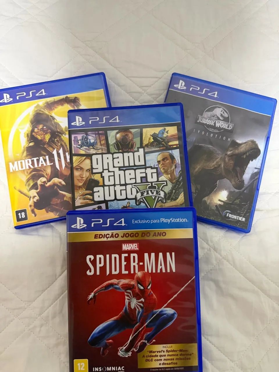 Conjunto de jogos Ps4