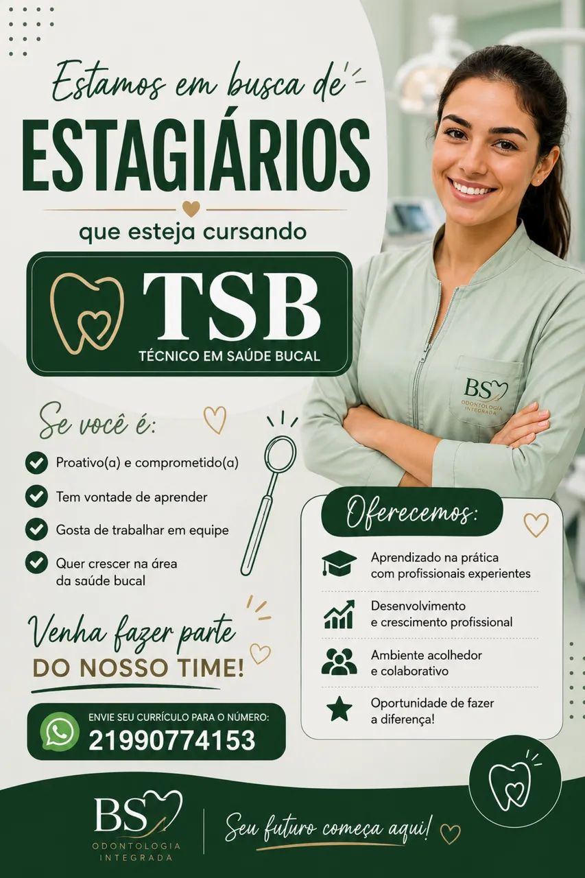 Vaga de estágio TSB