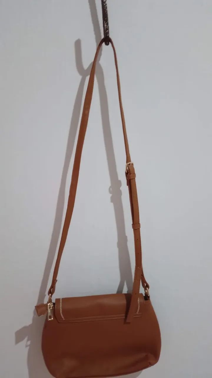 bolsa transversal marrom - Foto 3