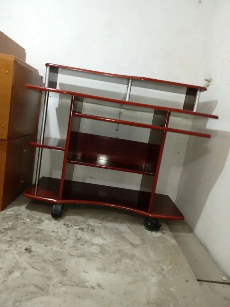 Mesinha de computador mogno - Foto 3