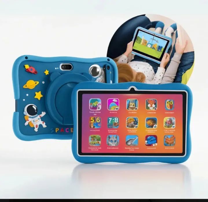  Tablet Infantil 6gb+128gb Com Jogos Capa Temática 