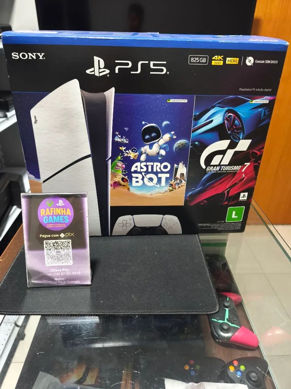 Ps5 slim. Mídia digital 
