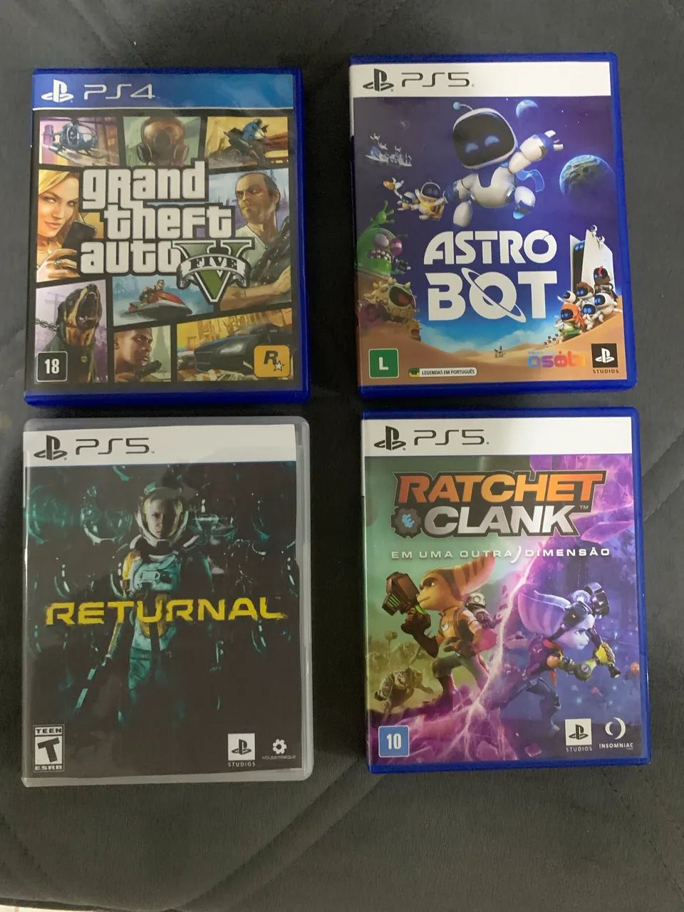 Jogos ps5 e ps4 