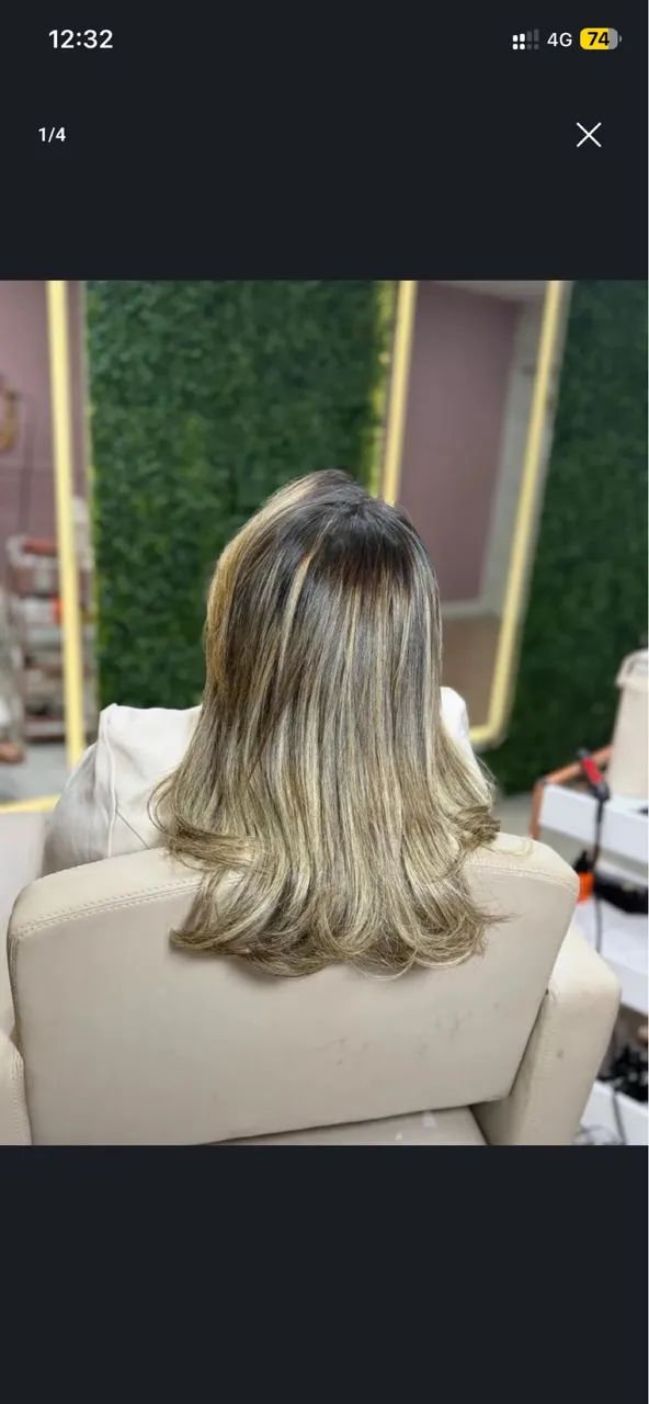 Mega Hair Loiro curto  - Foto 2