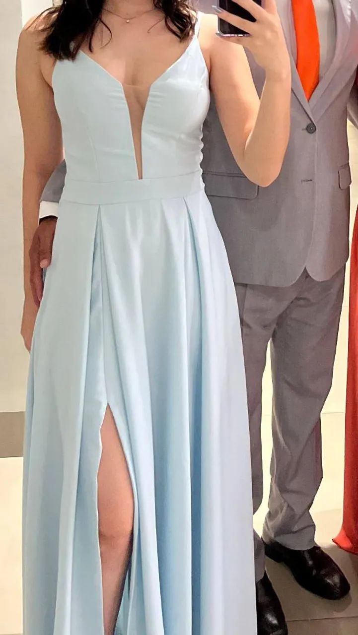 Vestido de Festa Azul