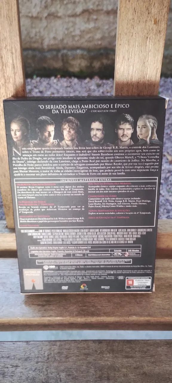 DVD box Game Of Thrones 4ª temporada completa  - Foto 3