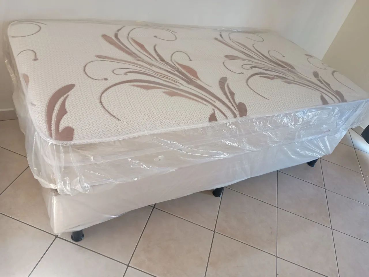 cama Box solteiro  Novas conjunto molas ensacadas - Foto 2