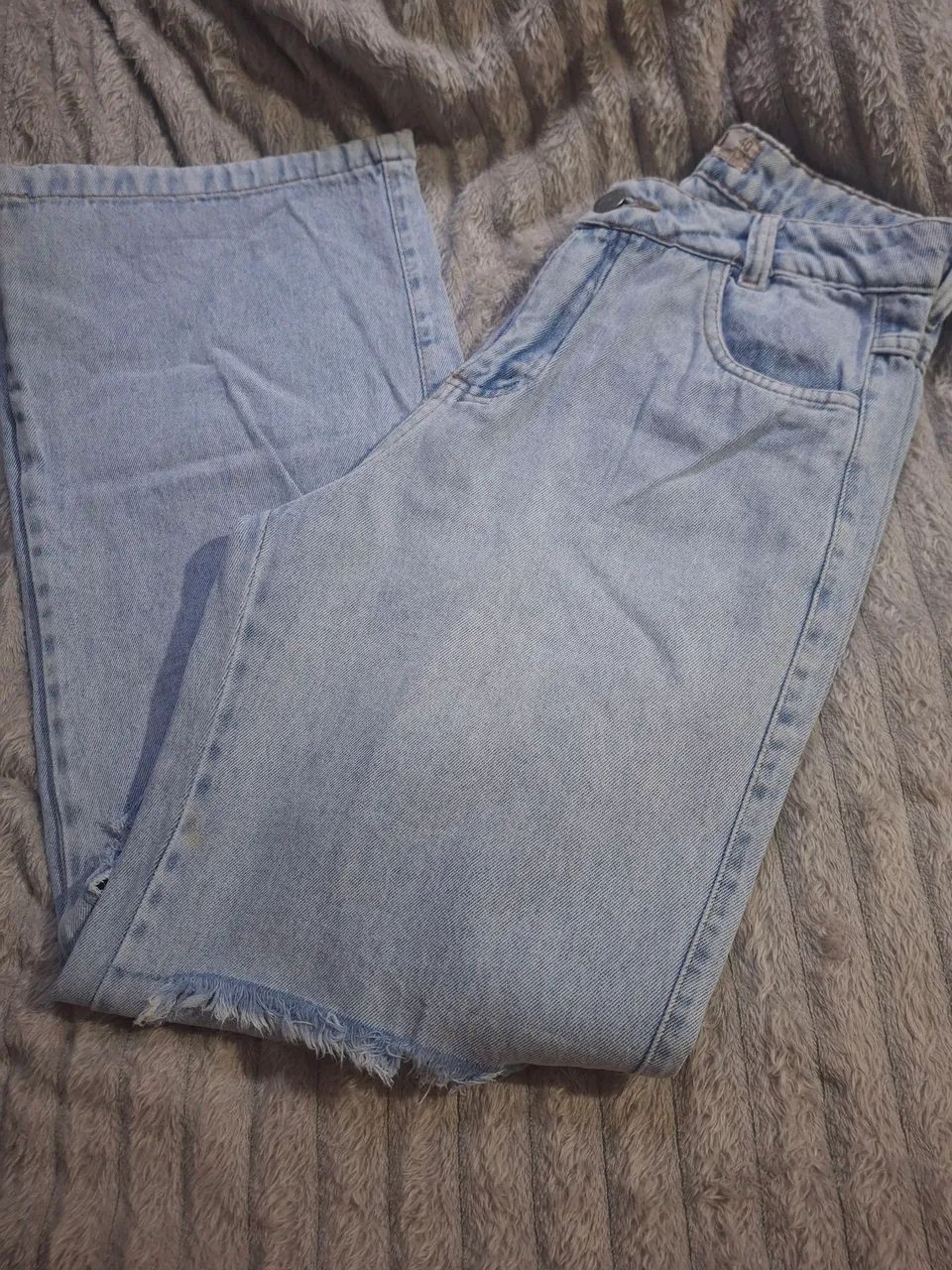 Calça jeans boca larga