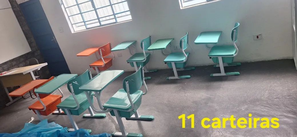 Carteiras escolares usadas - Foto 2