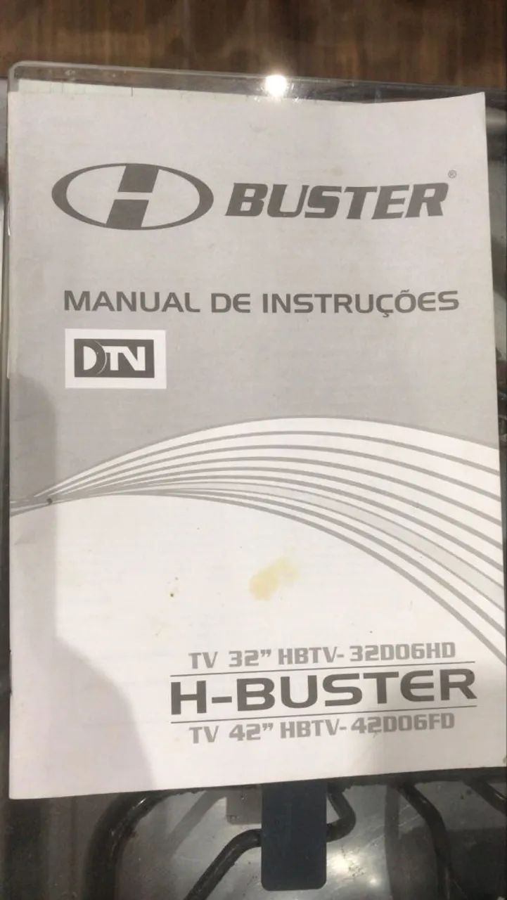 VENDO TV H BUSTER 40 POLEGADAS COM MANUAL ORIGINAL: - Foto 5
