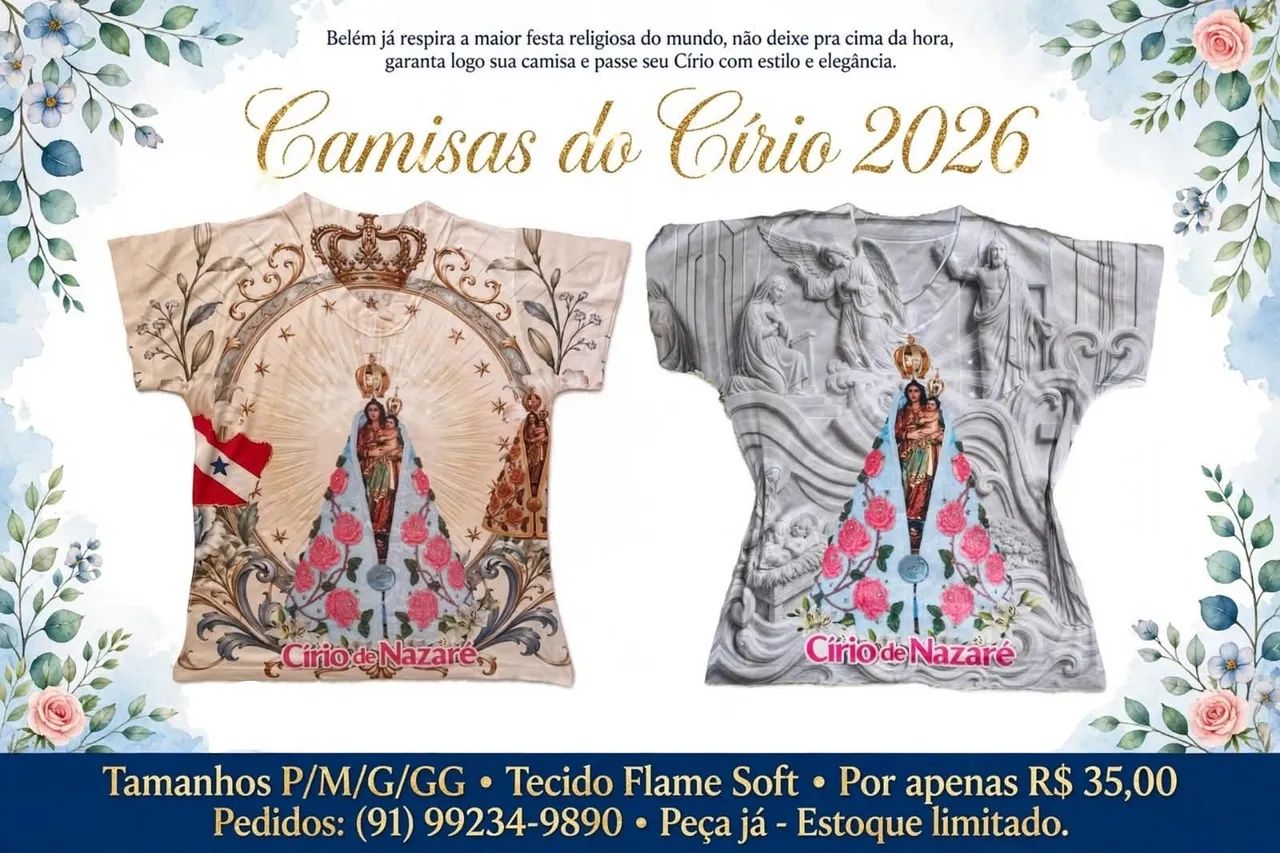 Camisas do círio 2026 - Foto 4