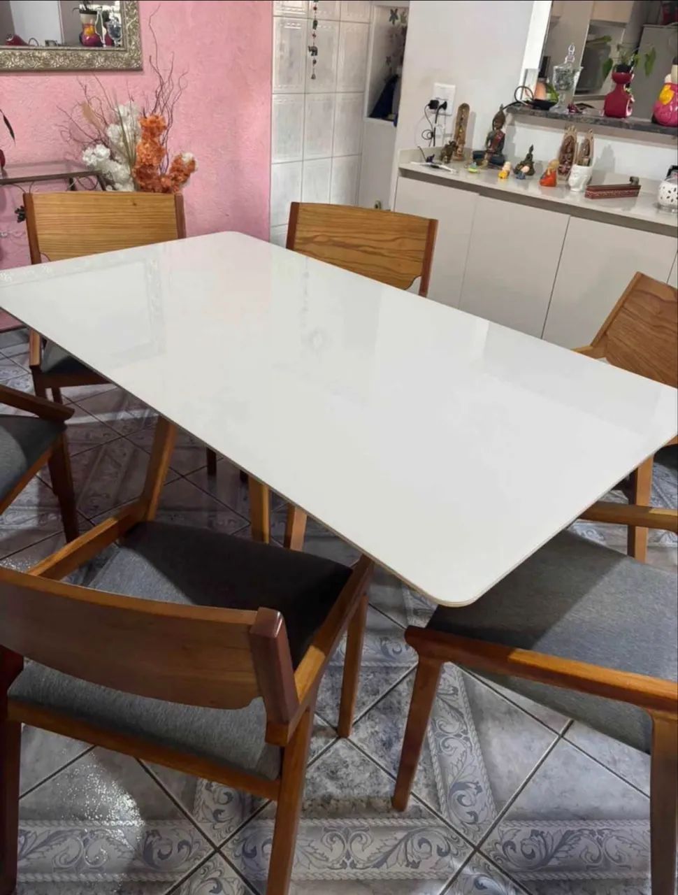 Mesa Sala de Jantar com 6 cadeiras - Foto 3