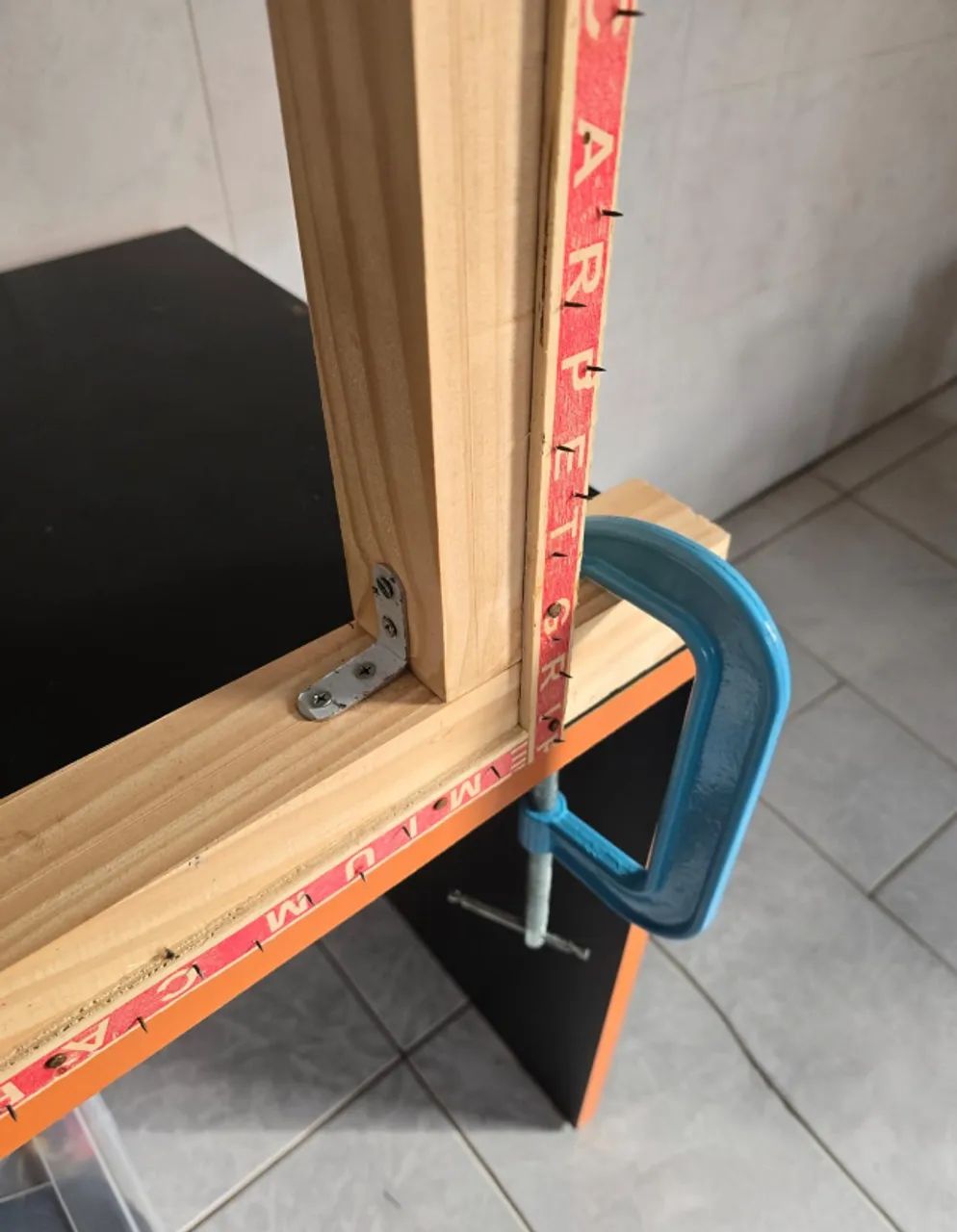 tufting frame 80x80 (bastidor para tufting/tapete) - Foto 3