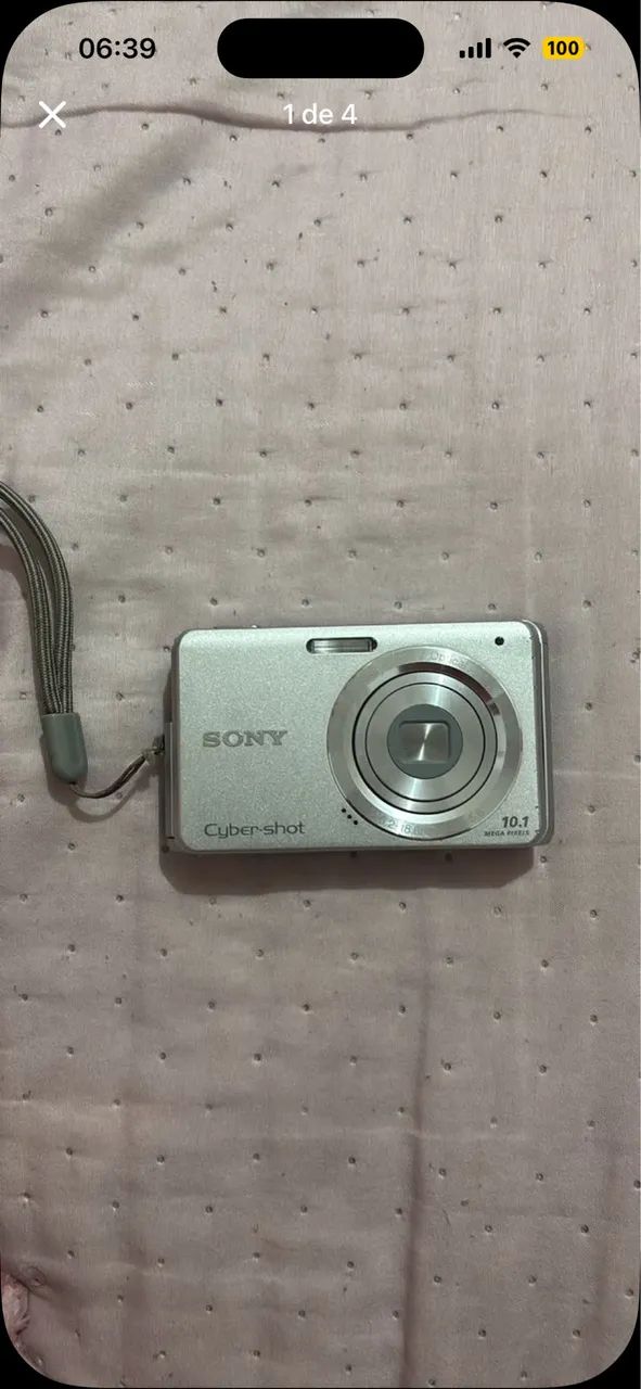 Câmera cybershot 