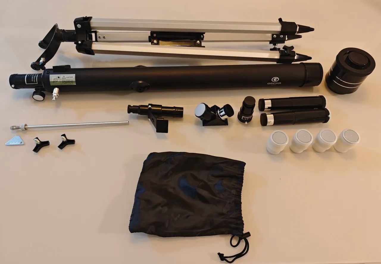 TELESCÓPIO GREIKA 90060 ? COMPLETO COM BOLSA