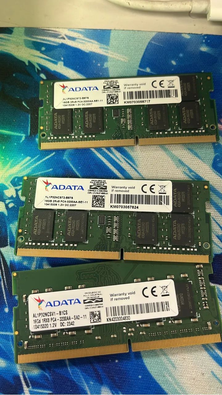 3 memoria RAM ddr4 16gb