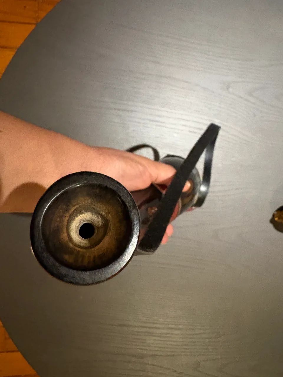 Berrante de chifre de boi 43cm comprimento usado - Foto 2