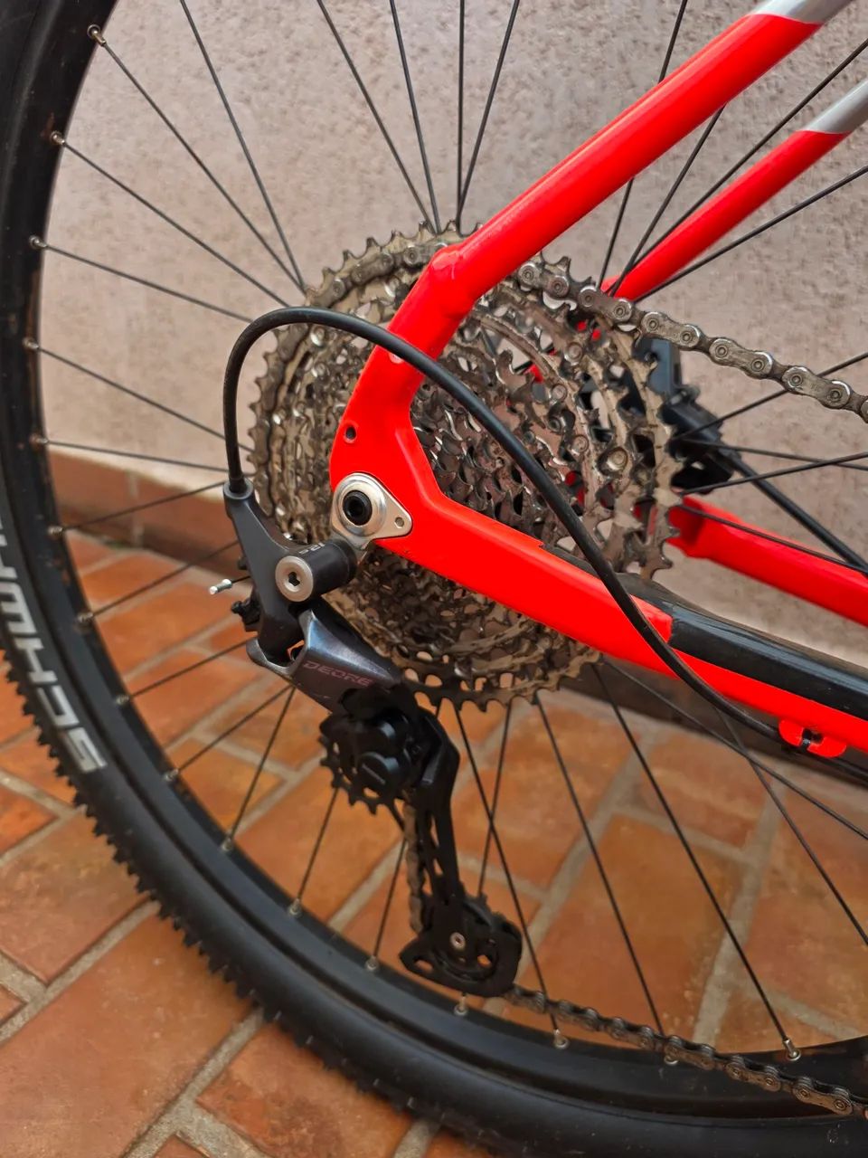 Bike Aro 29 Mtb Caloi Elite Deore 12v Alumínio /vermelho Quadro 19 - Foto 2