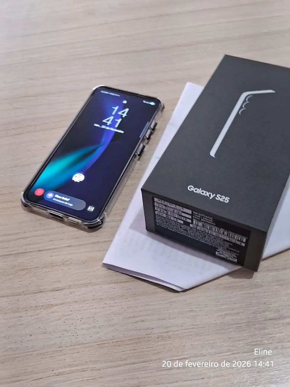 Smartphone S25 256g com nota e garantia