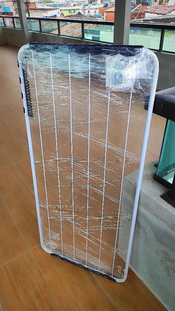 Varal de Teto 1,20 x 0,56 cm Branco 