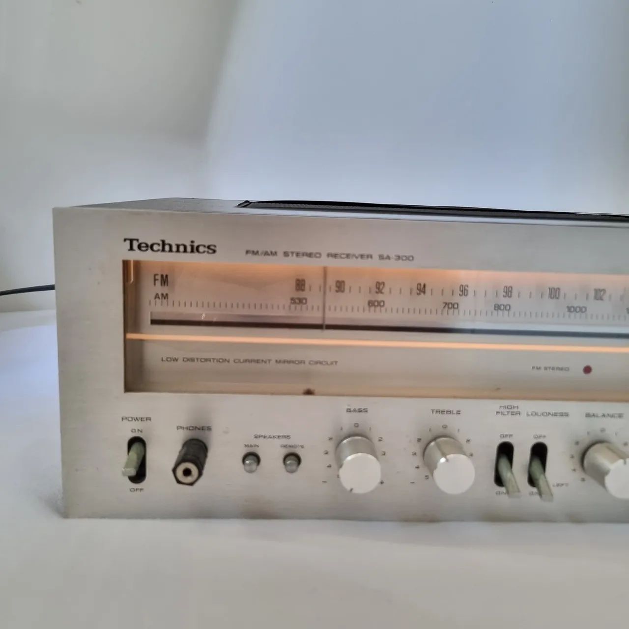 Receiver Technics SA-300 Toca discos Vintage Vinil LP DJ