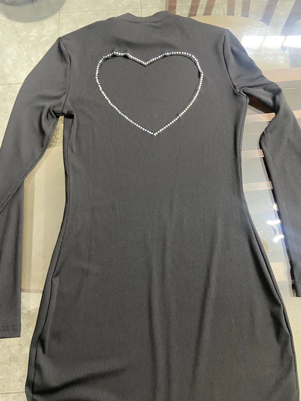 Vestido malha manga comprida  - Foto 2