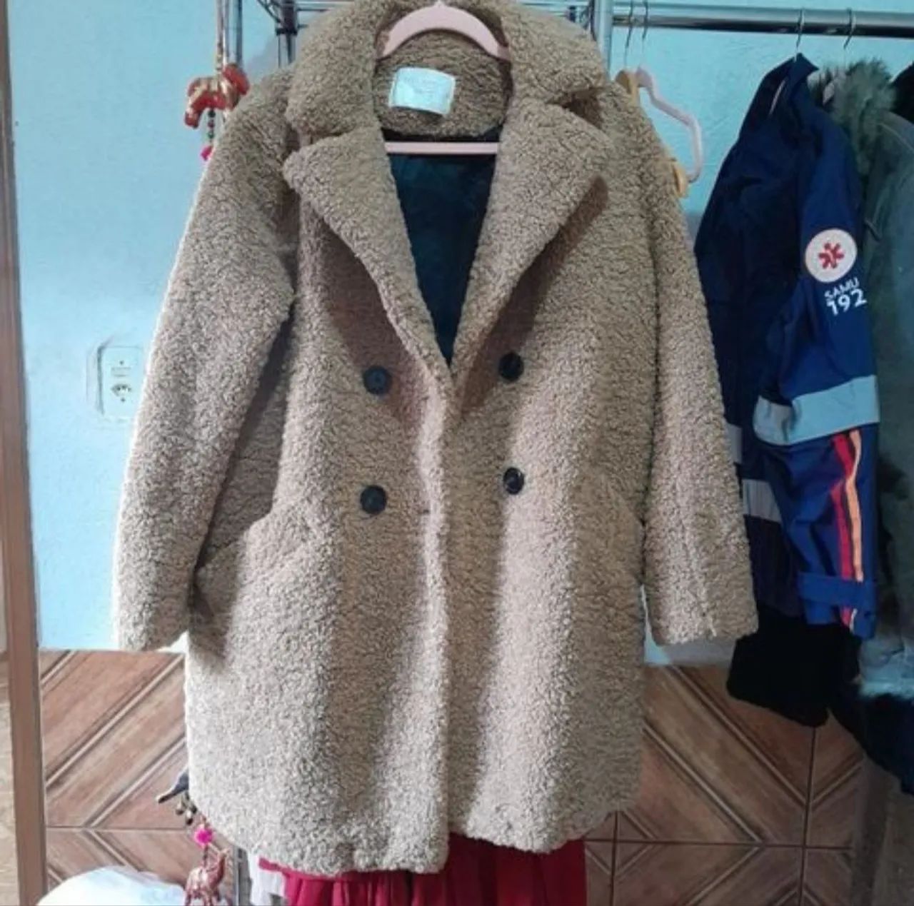 Casaco zara g caramelo 