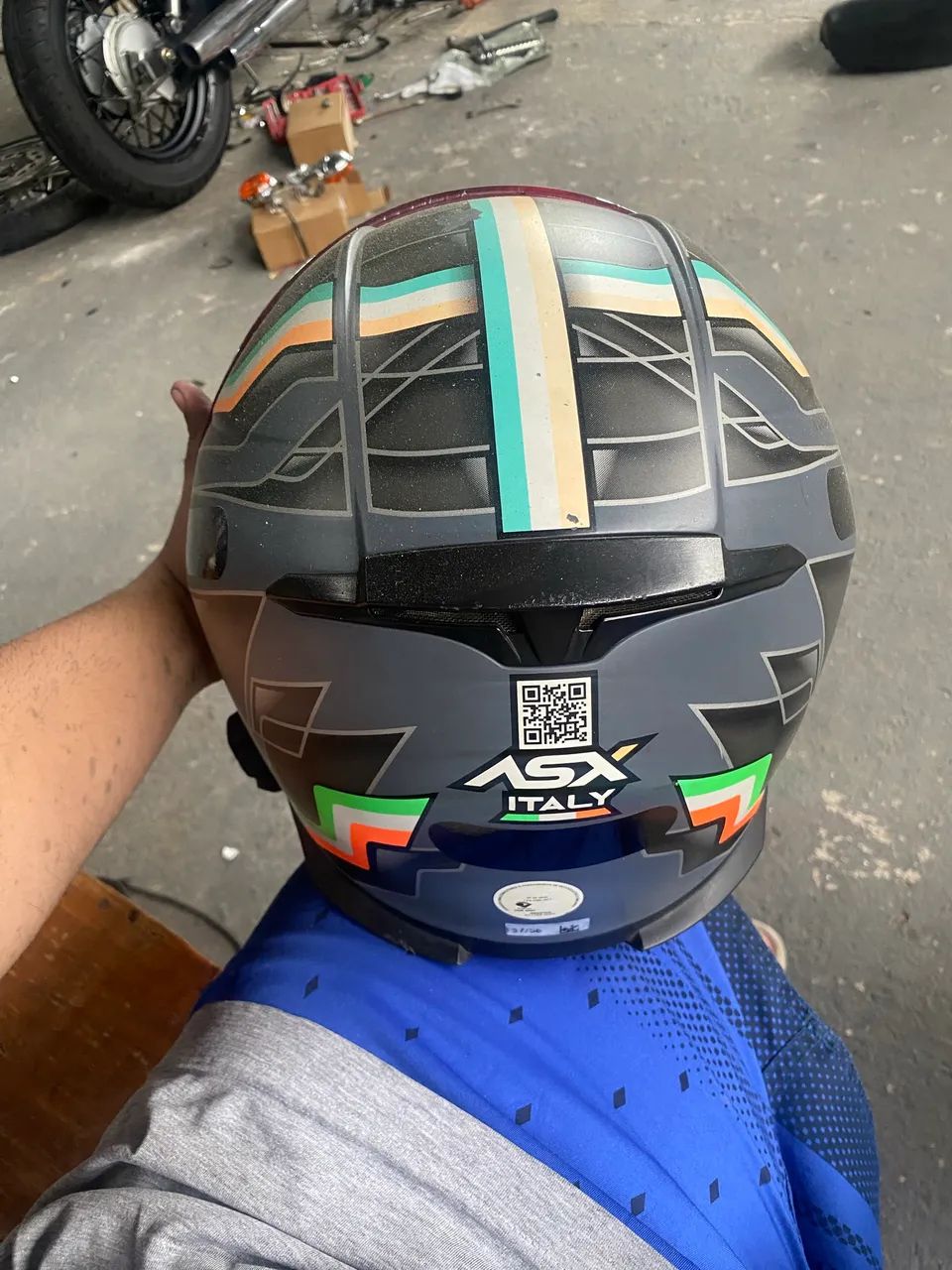 Capacete Asx Italy  - Foto 4