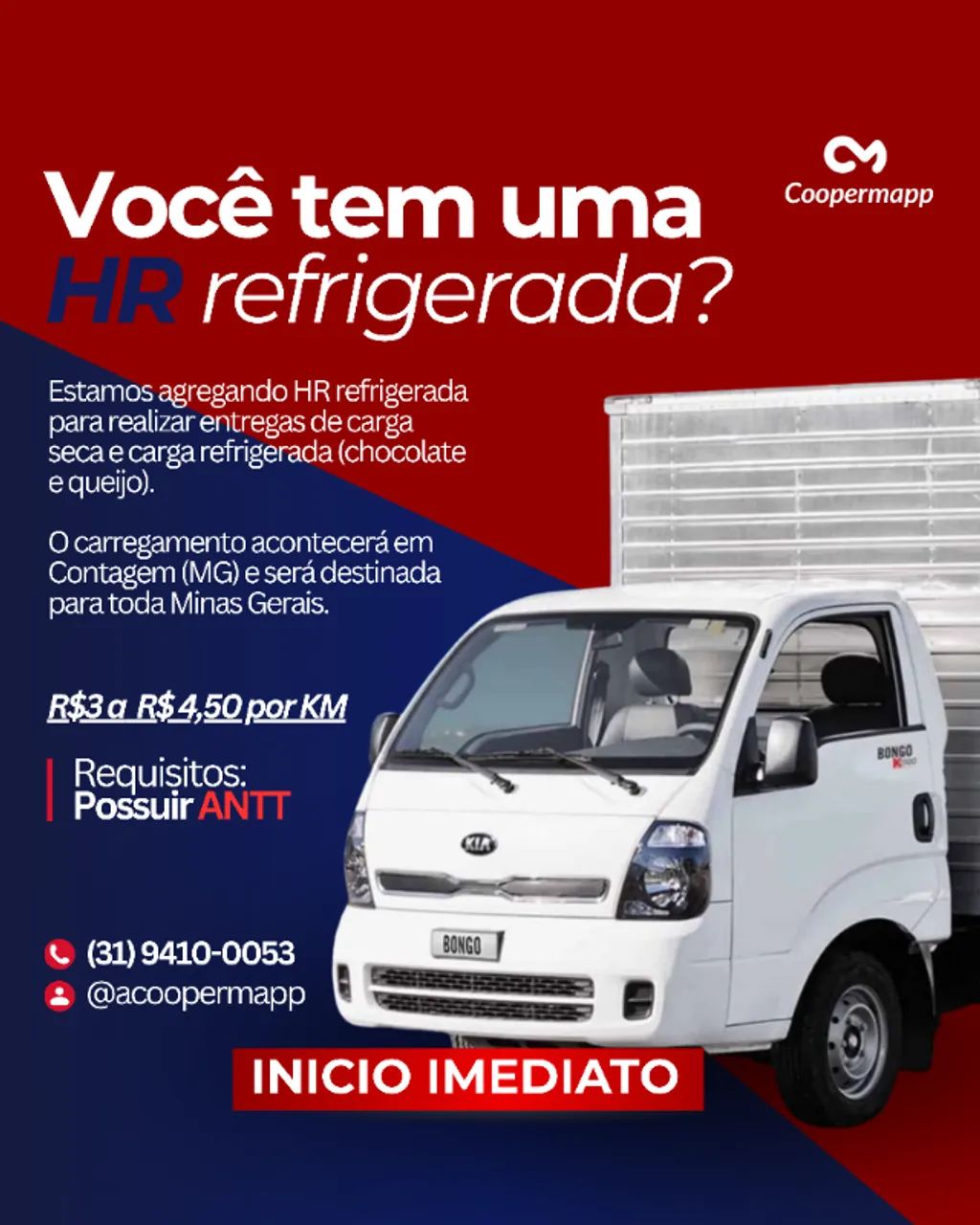 AGREGA-SE VEICULOS REFRIGERADOS