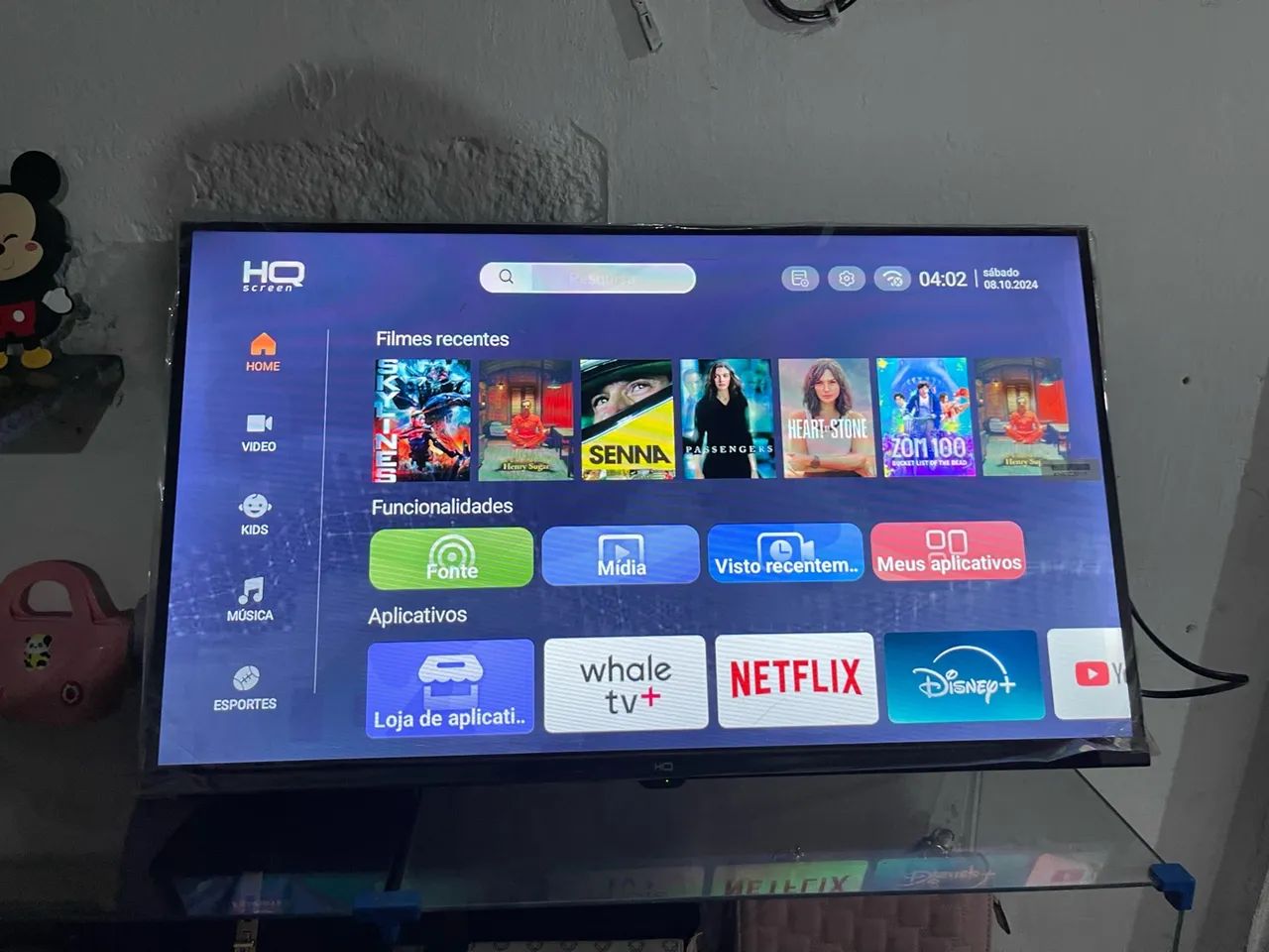 Tv HQ Android 32 polegadas zerada - Foto 3
