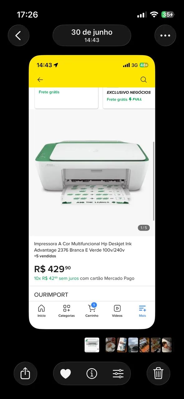 Impressora HP - Foto 2