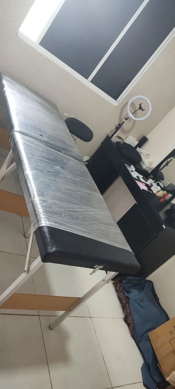 Vendo kit com maca mocho e luminária  - Foto 4